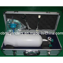 Medical Oxygen Kit (2L Steel Oxygen Cylinder Set)